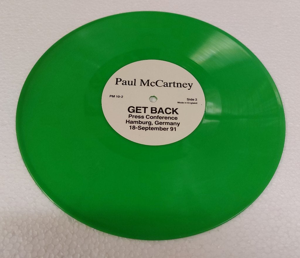 Paul McCartney GROEN VINYL 10 INCH 1991 The Beatles, Cd's en Dvd's, Vinyl | Pop, Colored vinyl, 10 inch, Nieuw in verpakking, Verzenden