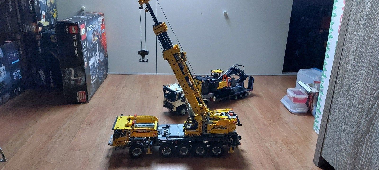 Grote partij lego technic, Ophalen