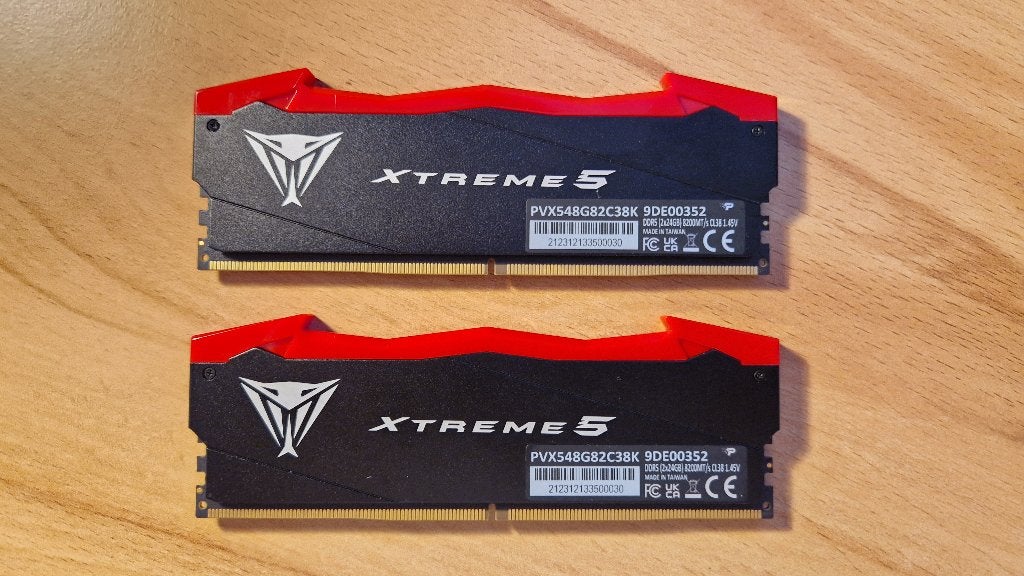 Patriot Viper Xtreme 5 DDR5 RAM 48GB (2X24GB) 8200MT/s CL38, Computers en Software, RAM geheugen, Ophalen of Verzenden, Zo goed als nieuw