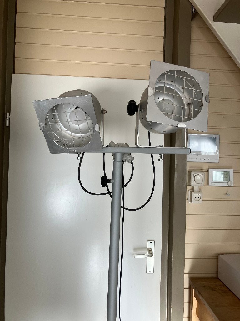 [GRATIS] Italiaanse vloerlamp (industrie/La Relco/Siarco), Ophalen, Gebruikt, Industrieel, La Relco, Siarco Illuminazione, E27 (groot)