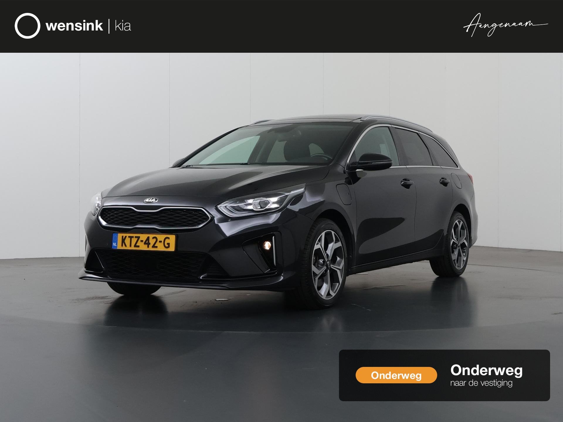 Kia Ceed Sportswagon 1.6 GDI PHEV ExecutiveLine | Panoramada, Auto's, Gebruikt, Zwart, Geïmporteerd, Te koop