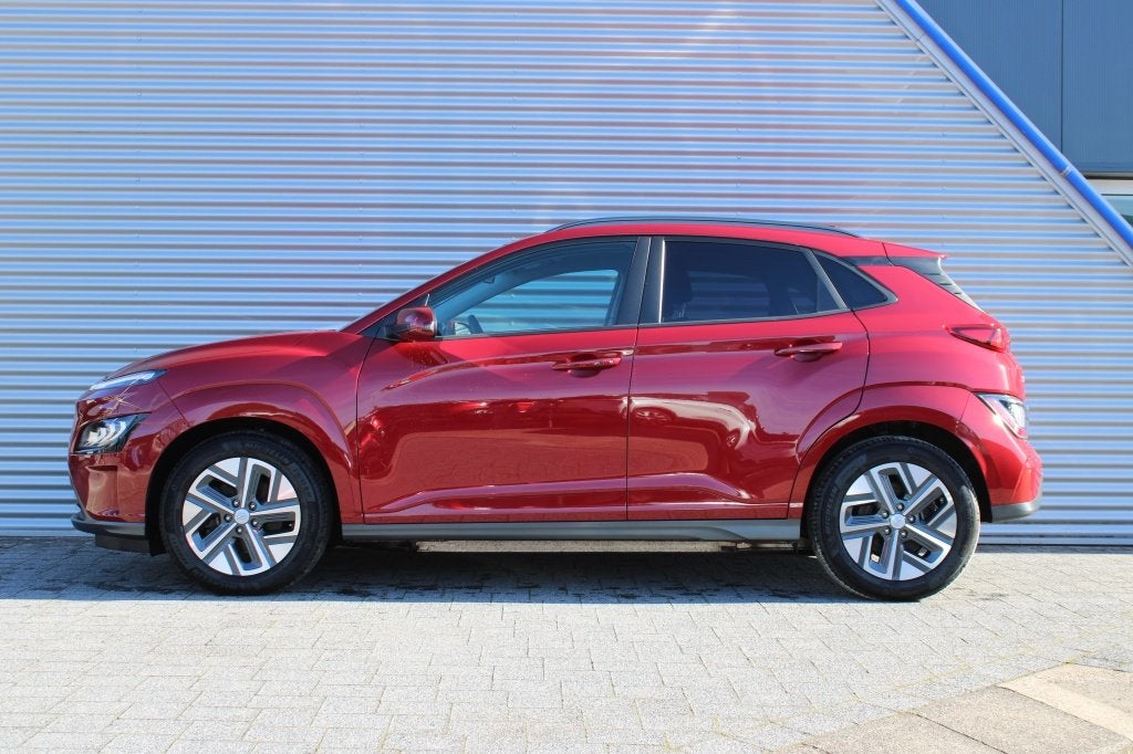 Hyundai KONA EV Fashion 64 kWh | Stoel -/ Stuurverw. | Full, Auto's, Gebruikt, Zwart, 204 pk, SUV of Terreinwagen