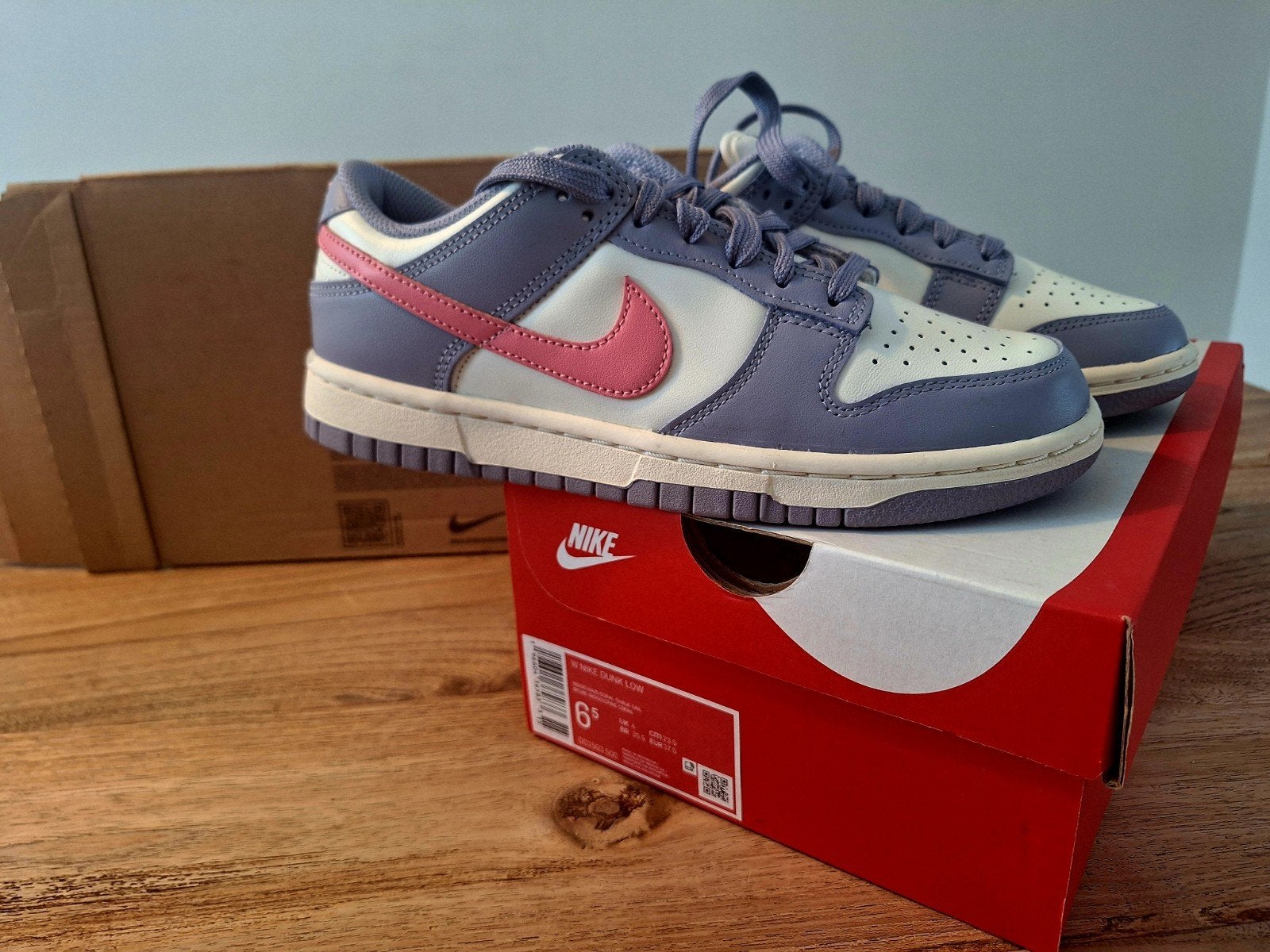 👟Nike Dunk Low maat 37,5, Ophalen, Wit, Nike, Nieuw