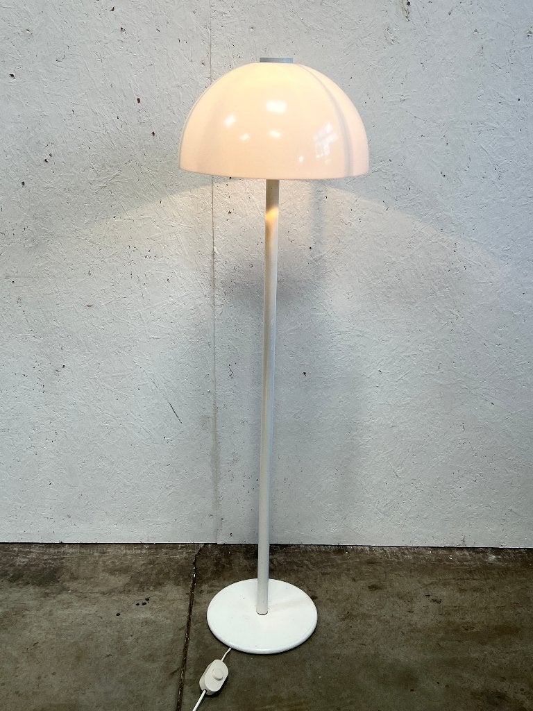 Vintage staande mushroom vloerlamp, Ophalen, Gebruikt, 100 tot 150 cm, Onbekend