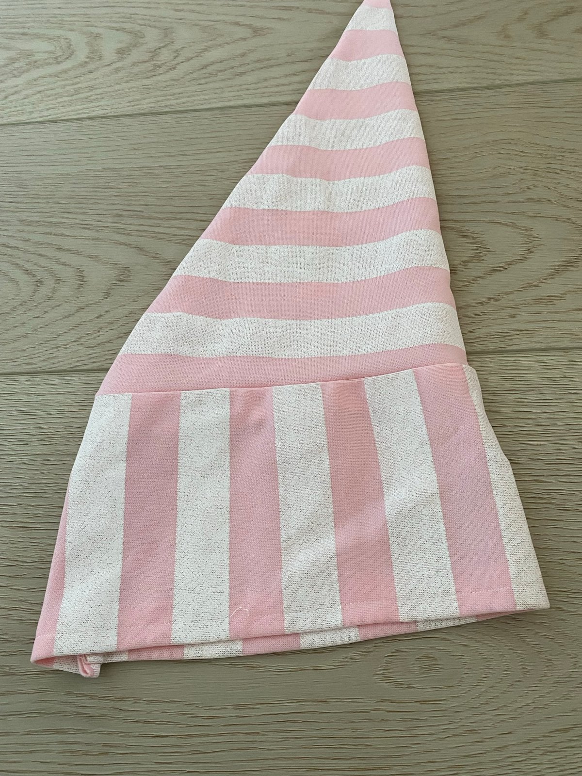 Roze-wit gestreepte kaboutermuts voor kinderen, Ophalen of Verzenden, Gebruikt, Jongen of Meisje, Muts