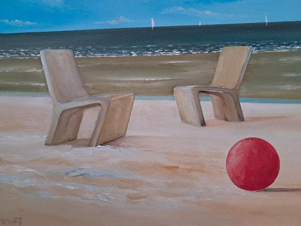 schilderij Patrick Ramont, Ophalen, Oorspronkelijke maker, Nieuw, Schilderij
