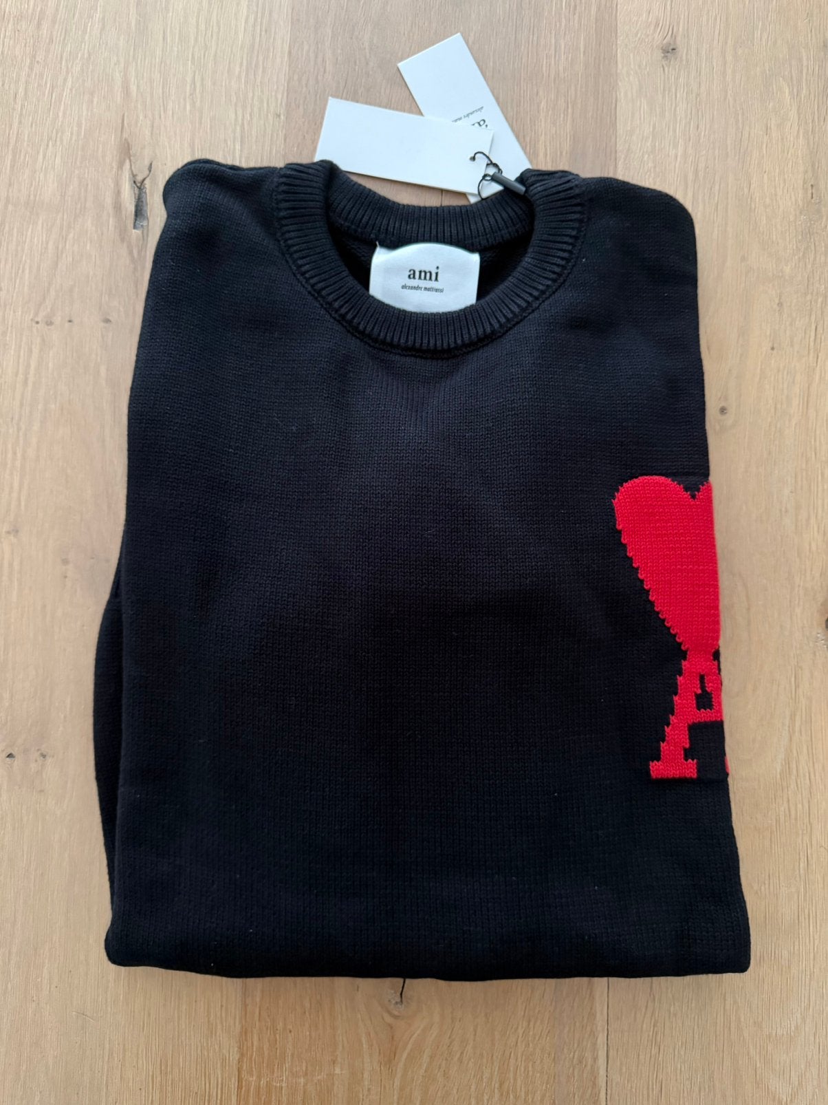 Ami Sweater, Ophalen of Verzenden, Zo goed als nieuw, Maat 52/54 (L), Zwart