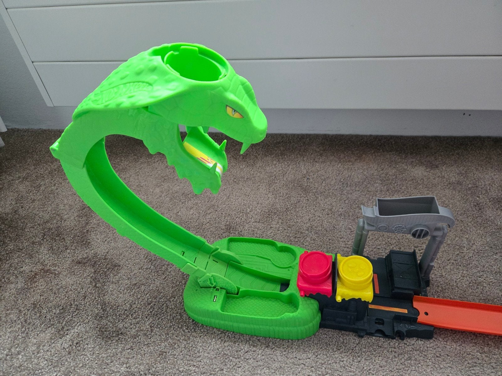 Hot Wheels Cobra Track Set - Spannende Racebaan, Kinderen en Baby's, Speelgoed | Speelgoedvoertuigen, Ophalen of Verzenden, Gebruikt