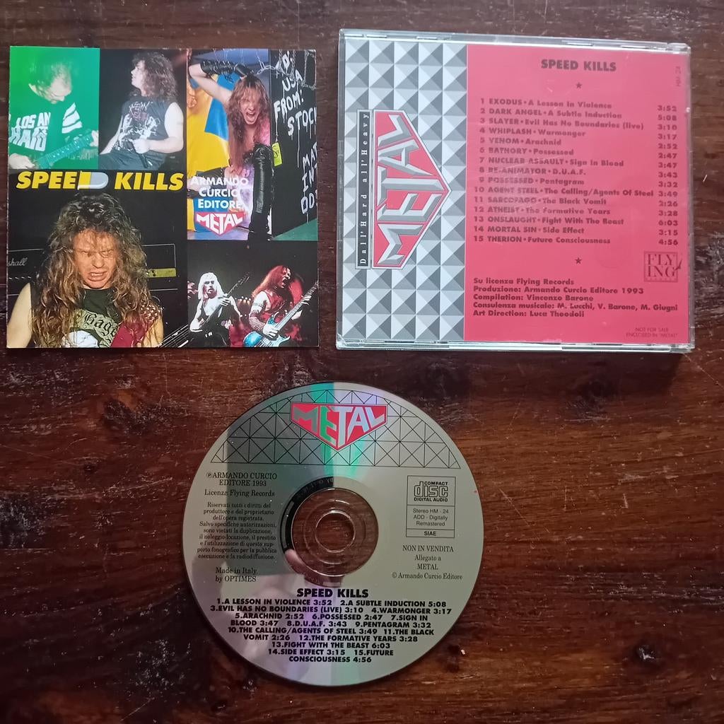 Speed Kills - Verzamel cd thrash speed death metal Italy!, Cd's en Dvd's, Cd's | Hardrock en Metal, Ophalen of Verzenden, Gebruikt