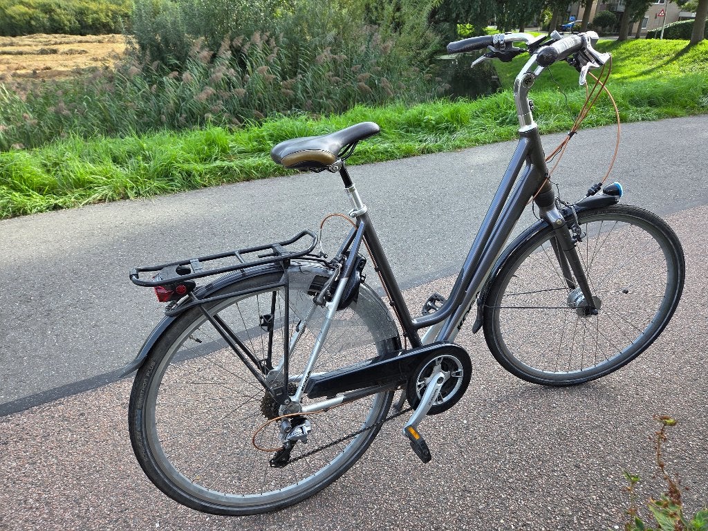 Damesfiets 56 cm - Shimano Deore 30 versnellingen, Fietsen en Brommers, Gebruikt, Velgrem, Versnellingen, 56 cm of meer