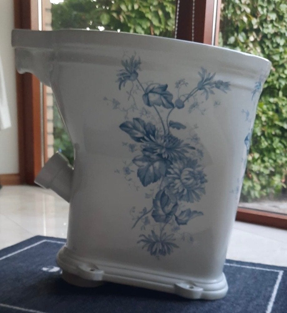 Klassieke toiletpot delfts blauw, Ophalen