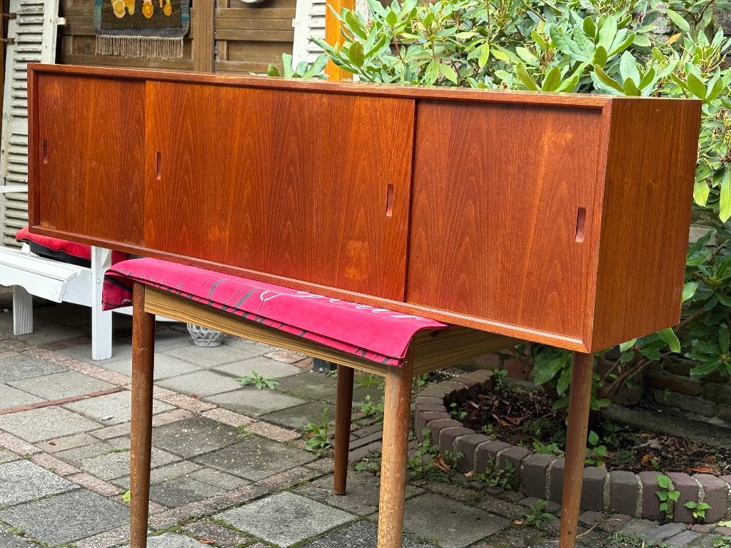 Poul cadovius - wandsysteem tv meubel retro vintage  60s, Ophalen, Gebruikt, Deens design - Scandinavisch - Louis van Teeffelen - Pastoe