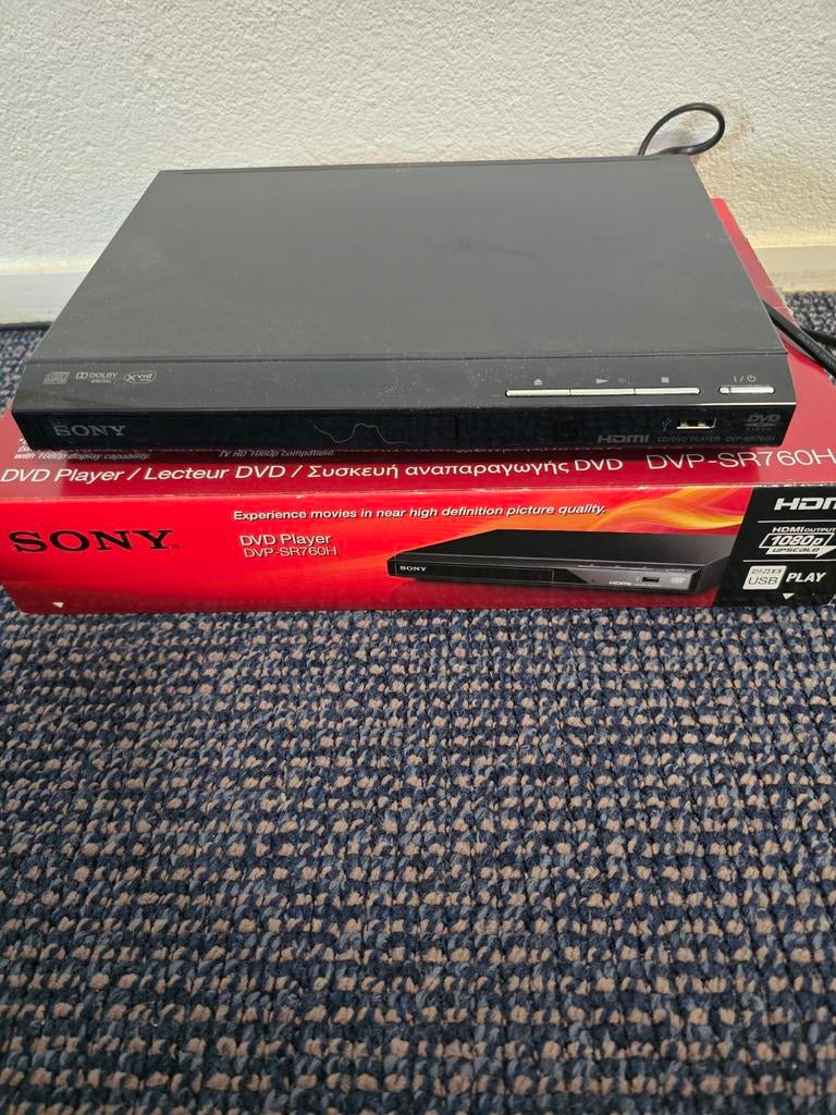 Sony DVP-SR760H DVD-speler met HDMI en USB, Audio, Tv en Foto, Dvd-spelers, Ophalen of Verzenden, Zo goed als nieuw, Dvd-speler