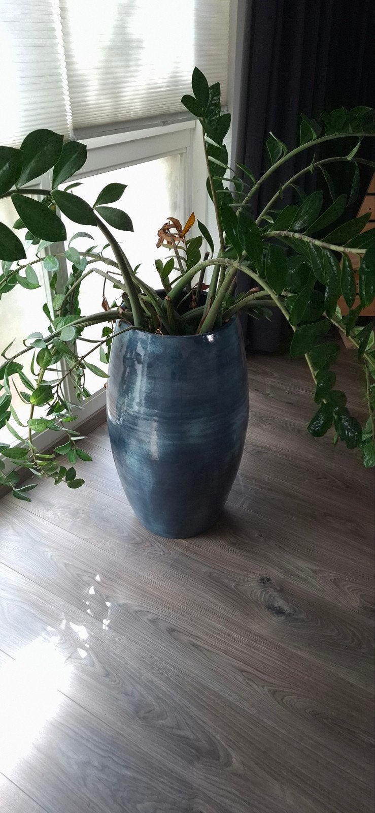 Bloempot., Tuin en Terras, Steen, Rond, 40 tot 70 cm, Ophalen