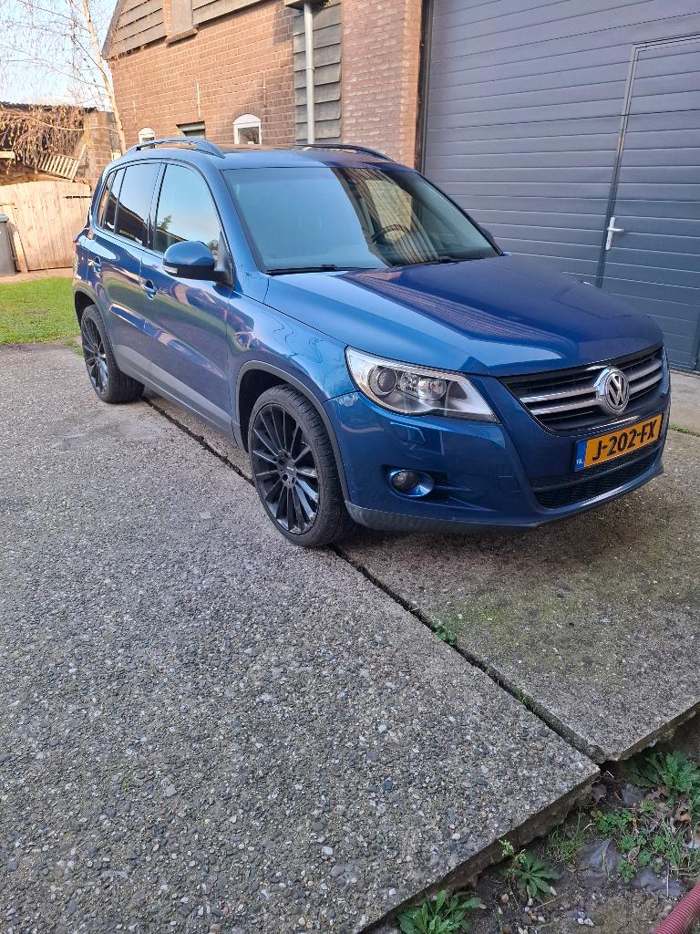 Volkswagen Tiguan 2.0 Tfsi 125KW 4MOTION DSG 2008 Blauw, Automaat, Stof, Zwart, 4 cilinders