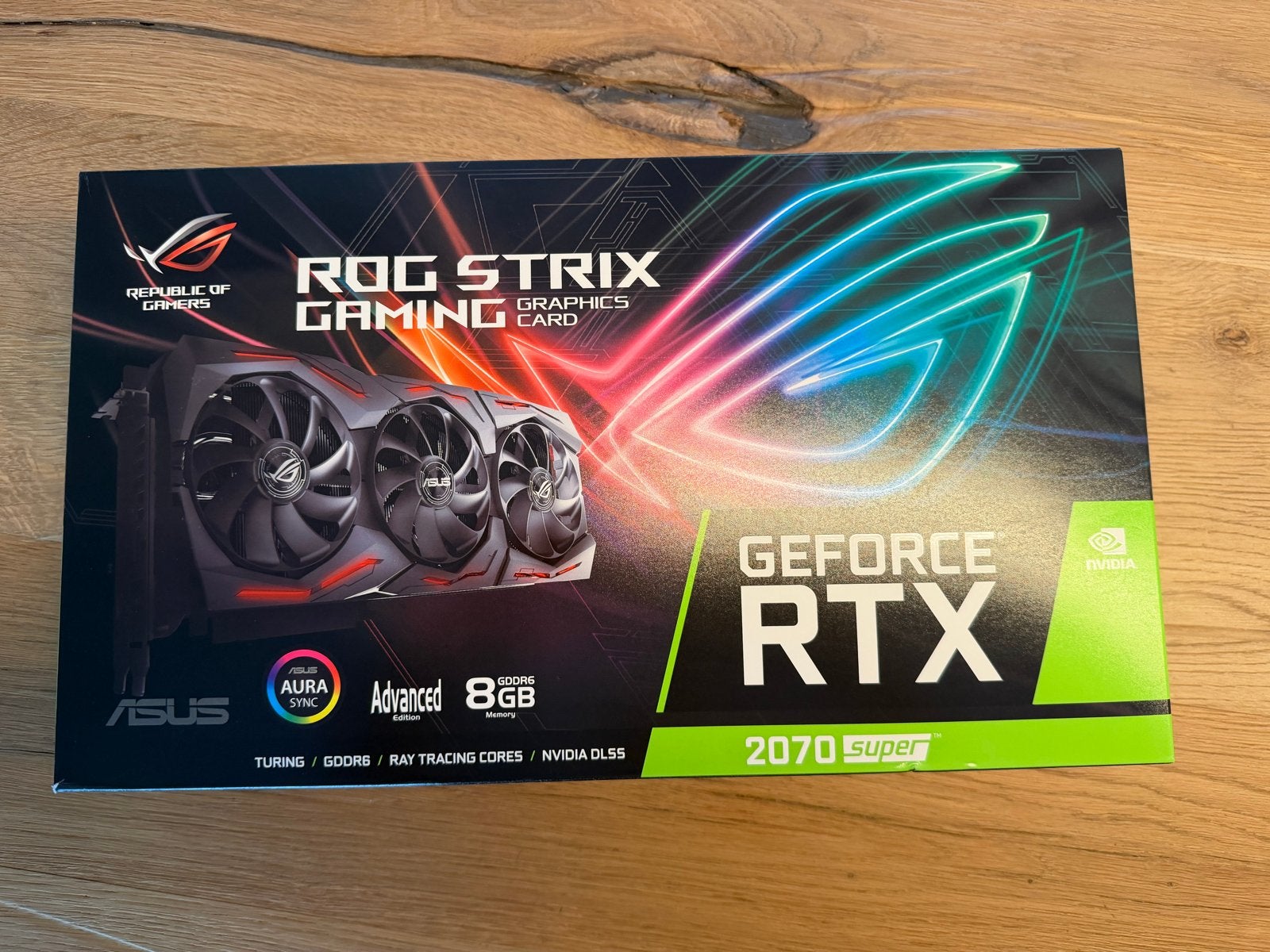 ASUS ROG Strix GeForce RTX 2070 Super 8GB GDDR6, PCI-Express 3, Gebruikt, GDDR6, Ophalen of Verzenden