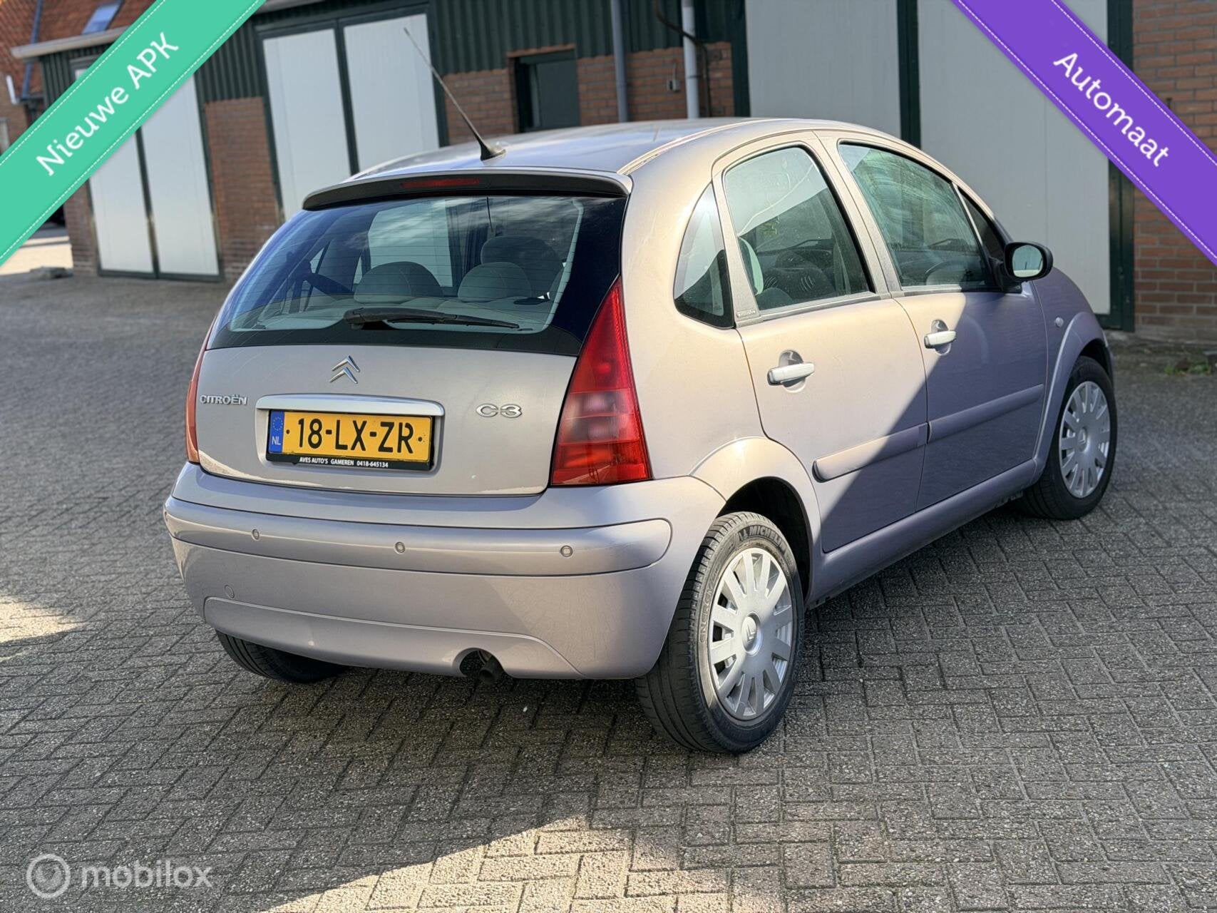 Citroen C3 1.4i Exclusive NAP/LAGEKM/VOLAUTOMAAT, Auto's, Bedrijf, Startonderbreker, Zilver of Grijs, 1176 kg