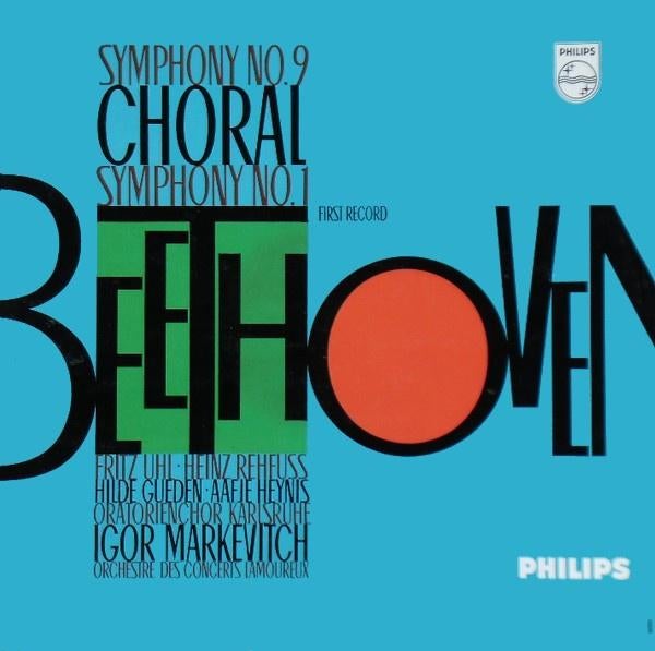 ELPEE - 2 LPset - BEETHOVEN Symphony no. 9 CHORAL, Ophalen of Verzenden, Zo goed als nieuw, Orkest of Ballet, 12 inch
