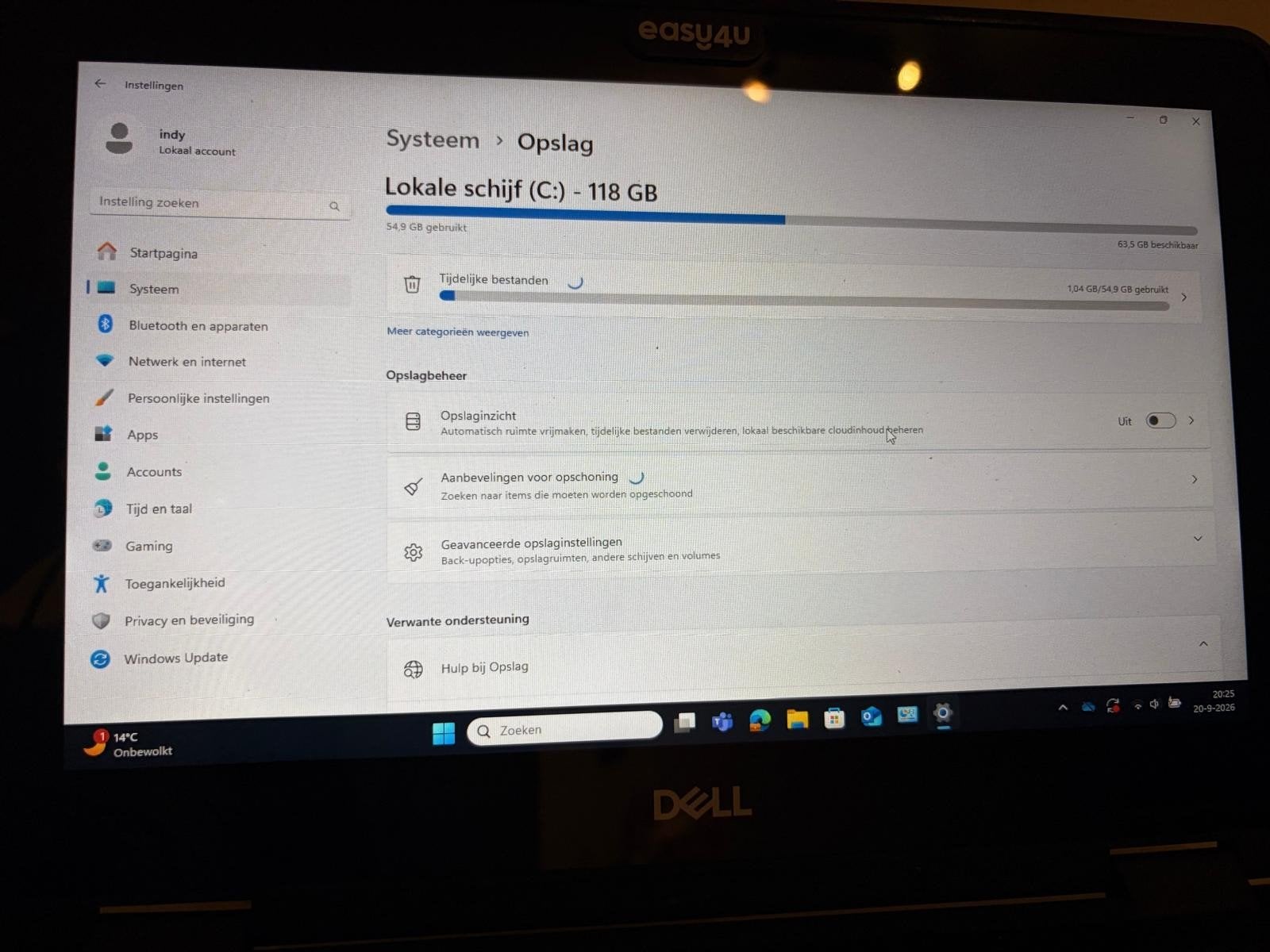 Dell Laptop - Compact en Klaar voor Gebruik, Qwerty, 10 inch of minder, Ophalen of Verzenden, Zo goed als nieuw