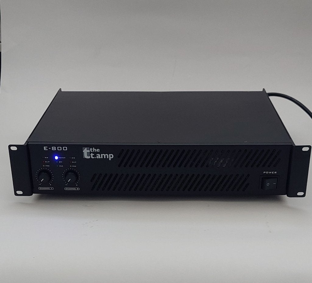 t.amp E-800 Stereo Eindversterker, Muziek en Instrumenten, Versterkers | Keyboard, Monitor en PA, Ophalen, Zo goed als nieuw, Minder dan 500 watt