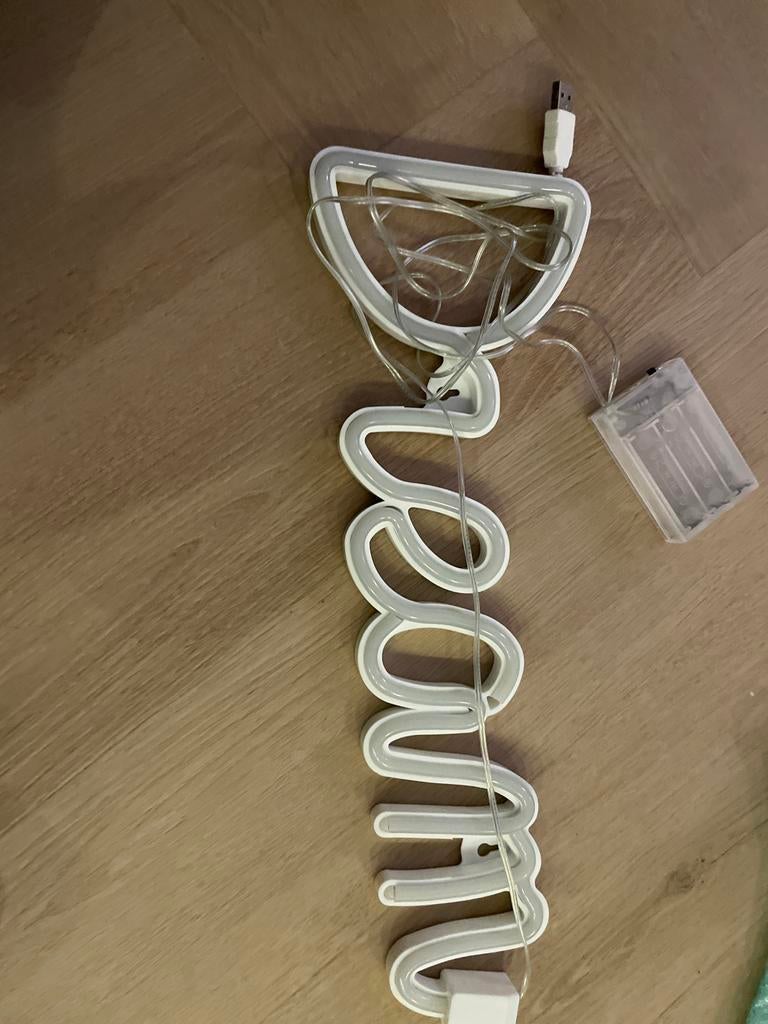 LED Neon 'Dream' Licht - USB/Batterij Voeding, Ophalen of Verzenden, Zo goed als nieuw