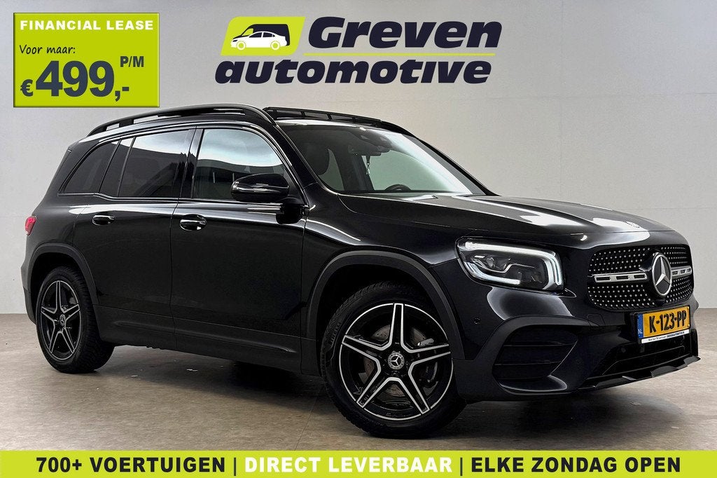 Mercedes-Benz GLB 200 AMG | Pano | Virtual | Burmester | Cam, Auto's, Mercedes-Benz, Euro 6, 4 cilinders, Zwart, Origineel Nederlands