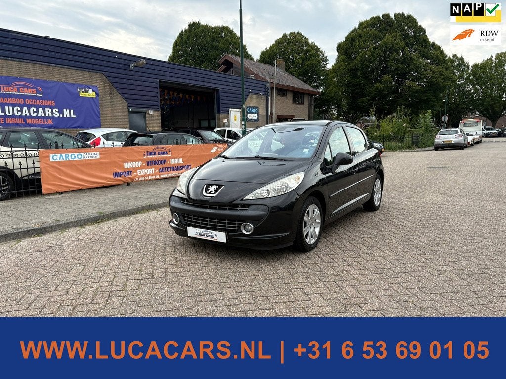 Peugeot 207 1.6 VTi XS Pack Airco NIEUWE APK!, Auto's, Peugeot, Voorwielaandrijving, Gebruikt, 4 cilinders, Zwart