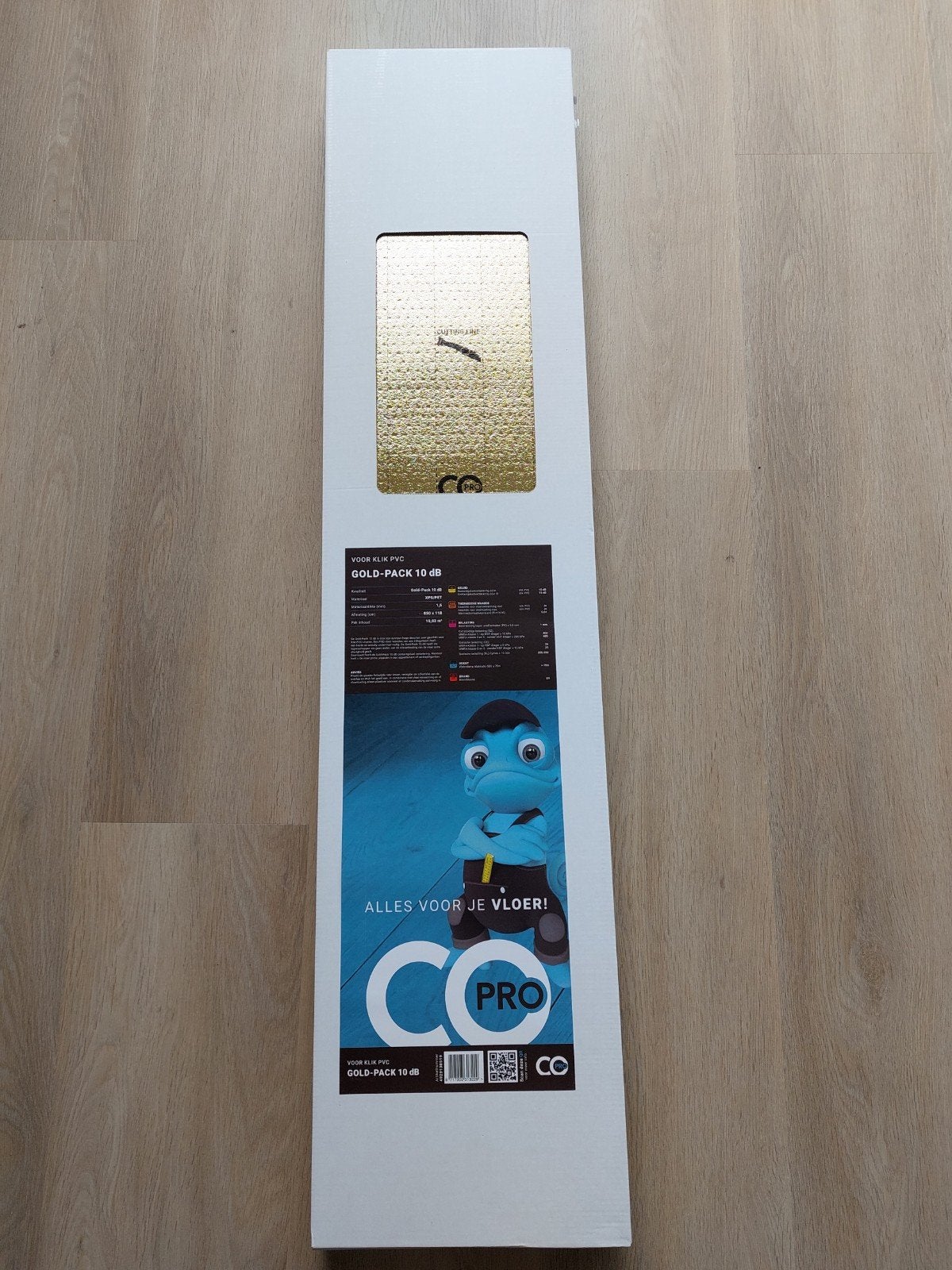 8,96 m³ klik pvc "newham click beige" met Gold-Pack 10 dB on, Ophalen, Kunststof, Overige typen, Nieuw