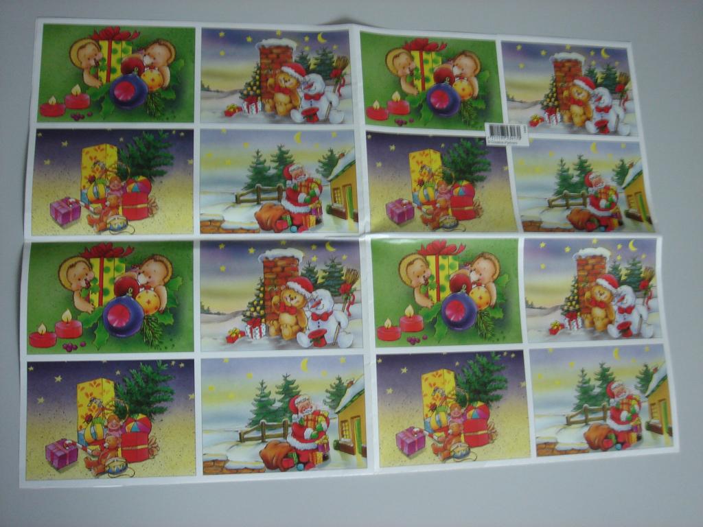 54 Kerst Plaatjes  Nieuw, Ophalen of Verzenden, Nieuw