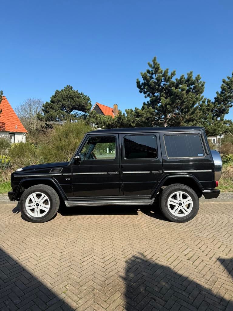 Mercedes-Benz G500 V8 2007 Zwart, Auto's, Zwart, Zwart, 156 €/maand, Vierwielaandrijving