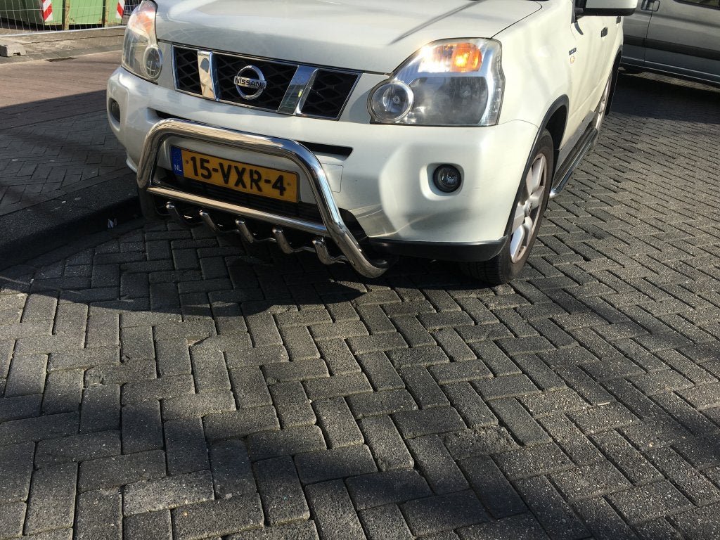 Nissan X-Trail 2008-2010 Pushbar met carterbeschermer, Niet ingevuld, Niet ingevuld, Niet ingevuld