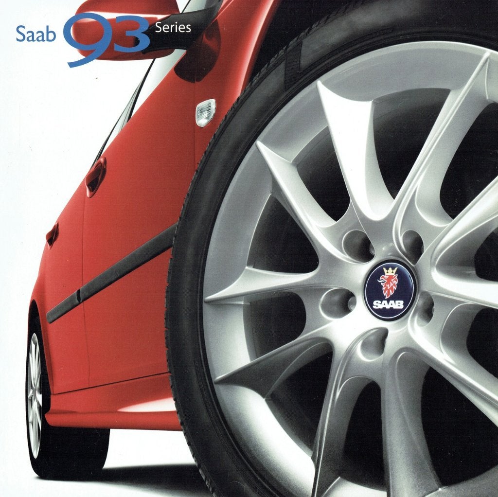 Folder Saab 9-3 (uit Hong Kong - ca.2007), Boeken, Verzenden, Gelezen, Overige merken