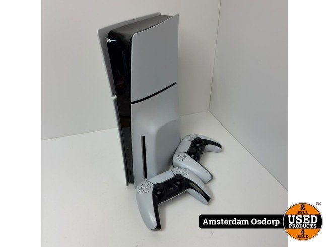 Sony Playstation 5 Slim Disc + 2 controllers 825GB | Netjes, Spelcomputers en Games, Sony, Zo goed als nieuw, Support@sony.com