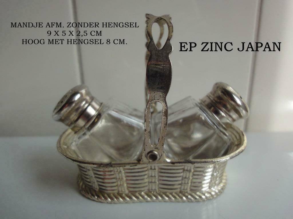PEPER EN ZOUTSTEL 3 VERSCHILLENDE, PEPER ZOUTSTELLETJE, Gebruikt, Overige typen, Ophalen of Verzenden, Glas