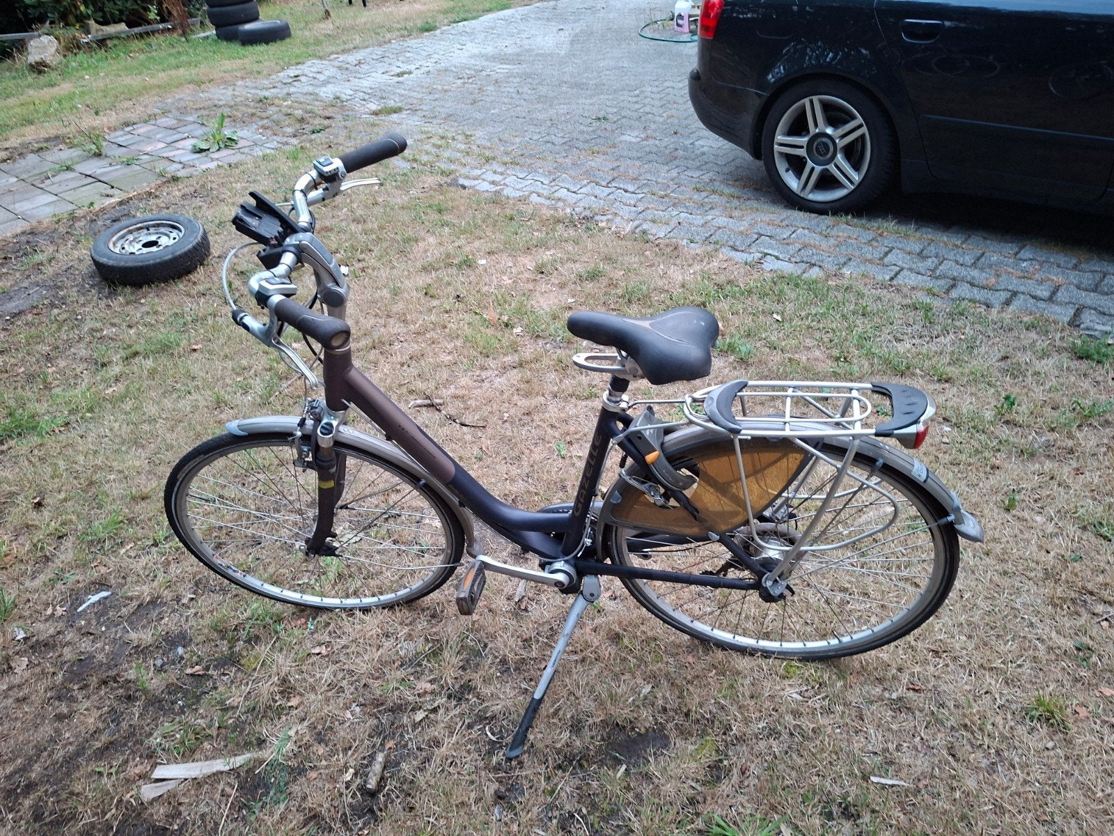 Gazelle Arosa Goldline opknap damesfiets, Ophalen, Versnellingen, Gazelle, Trommelrem