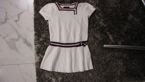 92 TOMMY HILFIGER breisel blikvanger jurk, Kinderen en Baby's, Babykleding | Maat 86, Ophalen of Verzenden, Zo goed als nieuw