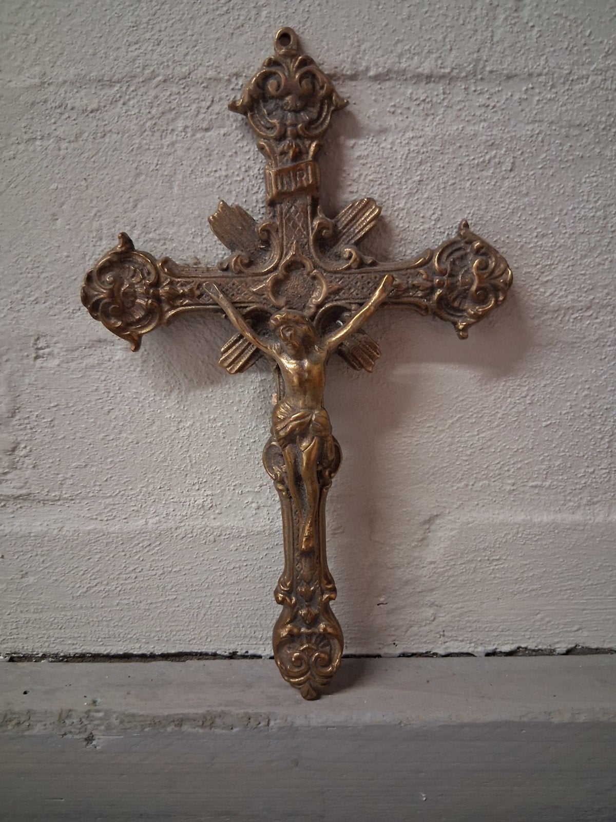 Kruisbeeld  Jezus aan kruis, Ophalen of Verzenden