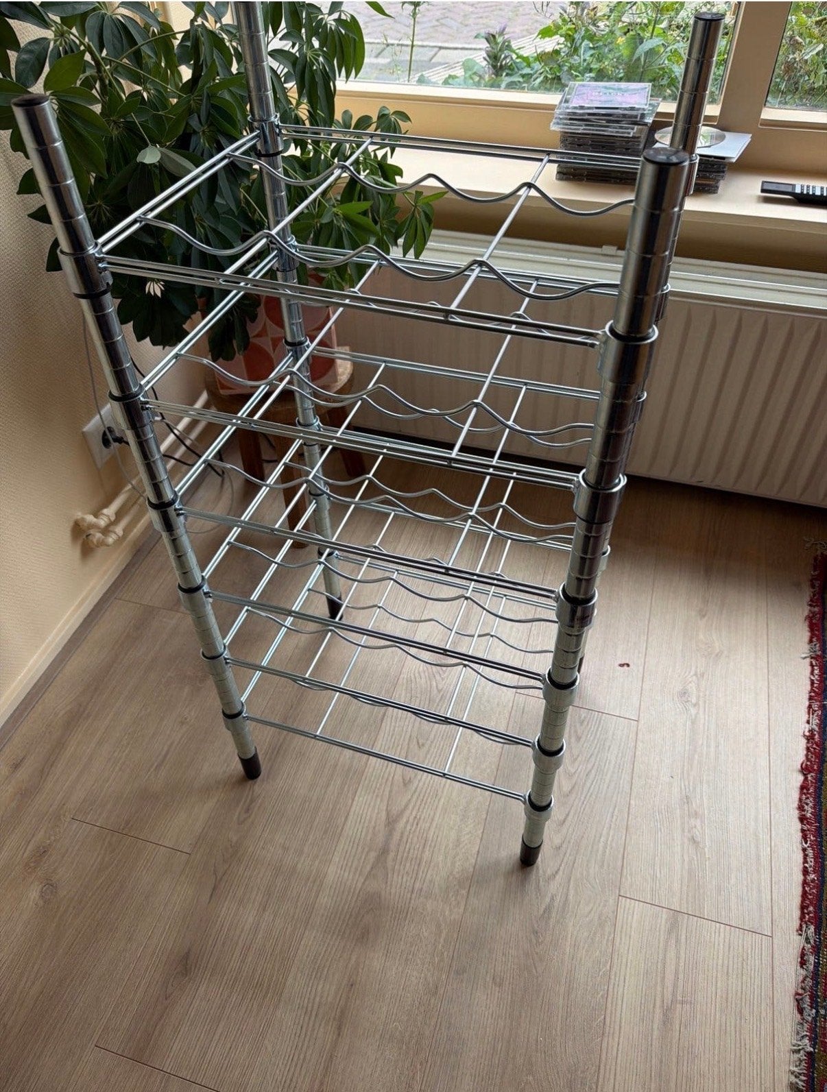 IKEA Wijnrek - Metaal - gratis, Huis en Inrichting, Woonaccessoires | Wijnrekken, Ophalen, Gebruikt, 15 tot 25 flessen, 75 – 100