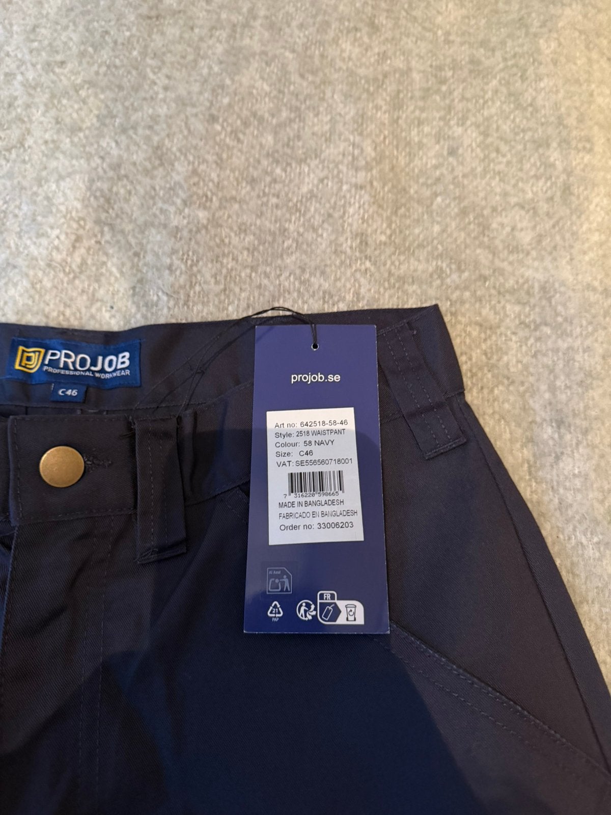 Handhaving kleding, Kleding | Heren, Ophalen of Verzenden, Zo goed als nieuw, Blauw