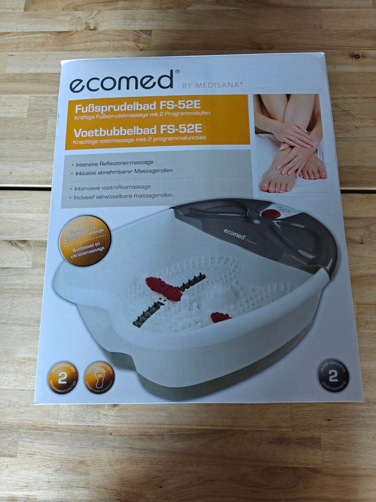 Ecomed Voetenbadje FS-52E - Zo goed als nieuw, Ophalen of Verzenden, Zo goed als nieuw, Hand- en Voetverzorging