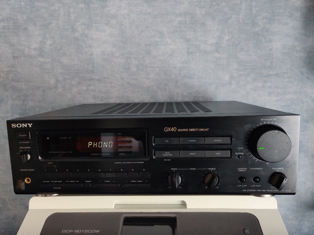 Sony receiver, Ophalen, Sony