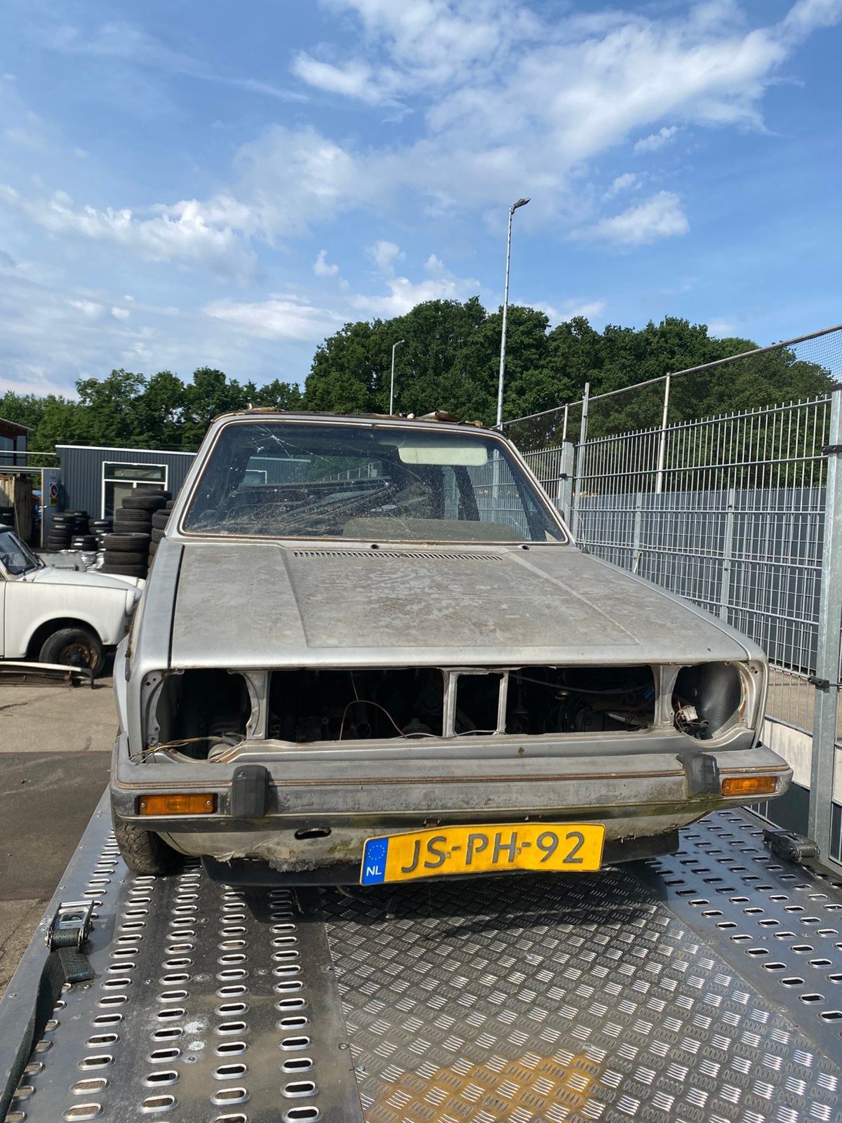 Volkswagen Golf 1.5 GLS Cabriolet 1980 Grijs, Auto's, 1457 cc, 4 cilinders, Handgeschakeld, 69 pk