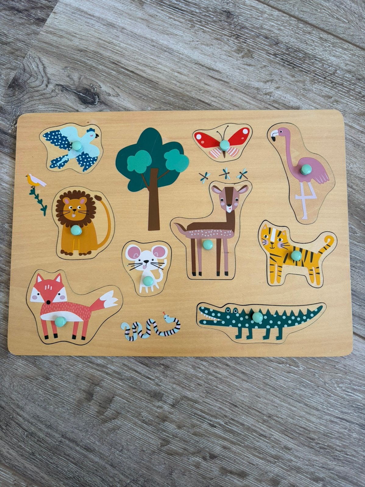 Houten Kinder puzzels 3 stuks, Ophalen of Verzenden, Zo goed als nieuw