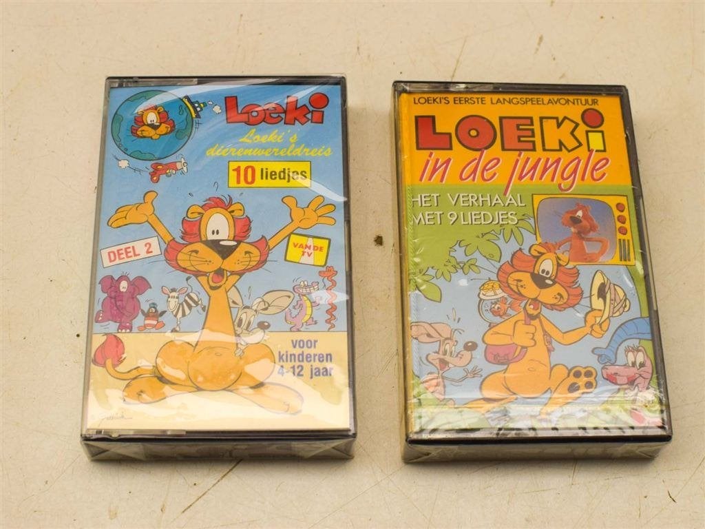 2 stuks Loeki cassettebandjes 51600, Ophalen of Verzenden, Gebruikt, Overige genres, 1 bandje