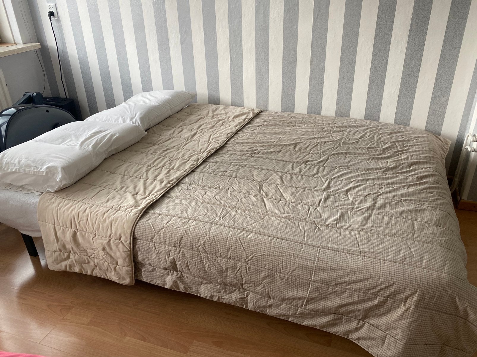3 zitsslaapbank, Ophalen, Tweepersoons, 140 cm, Zo goed als nieuw
