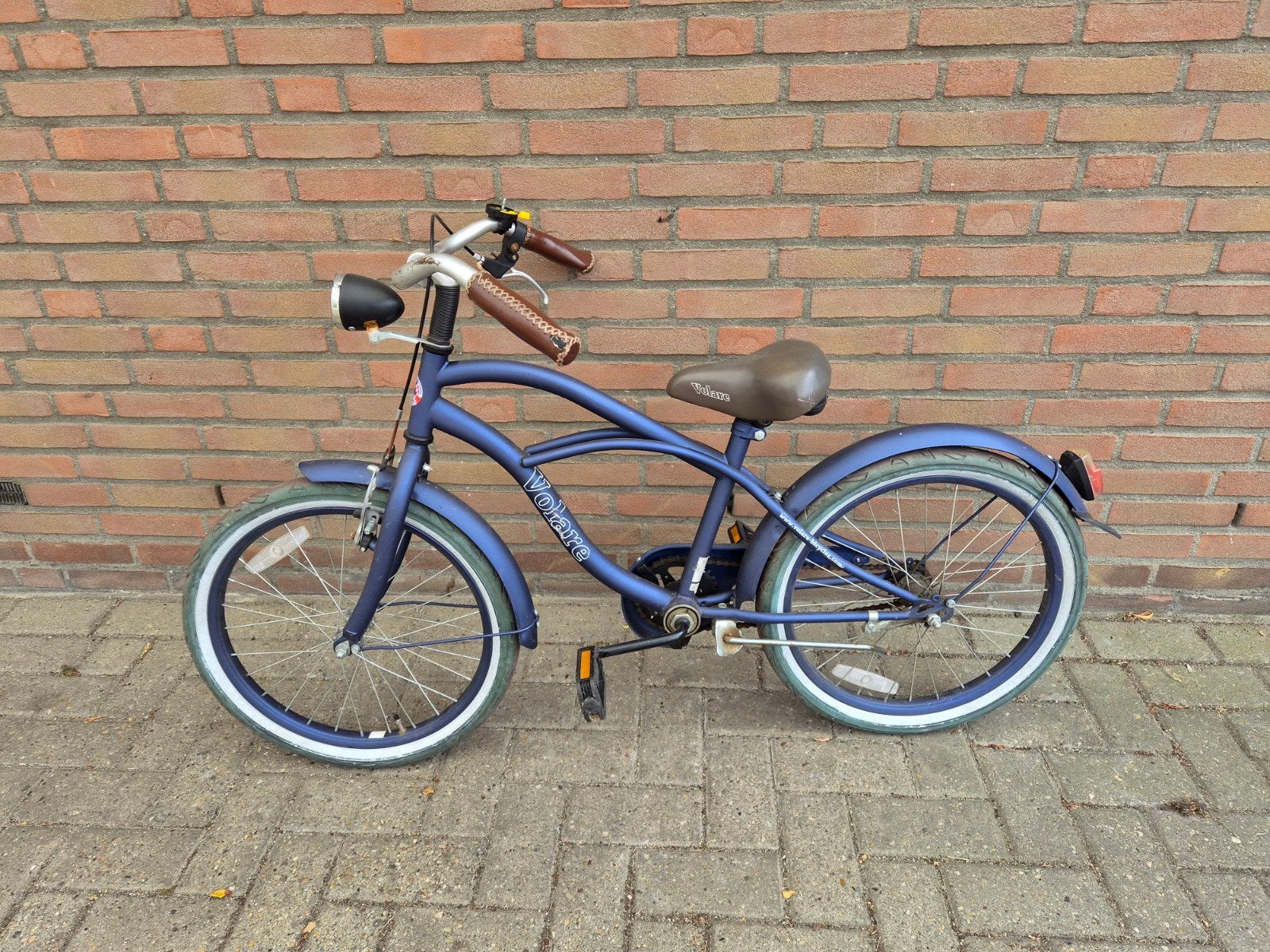 Volare kinderfiets blauw 20 inch, Terugtraprem, Gebruikt, Minder dan 49 cm, Ophalen