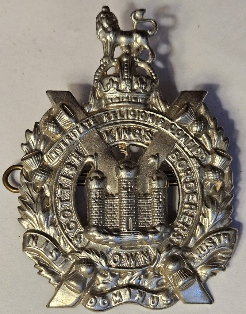 Kings Own Scottish Borderers, Ophalen of Verzenden, Landmacht, Engeland, Embleem of Badge