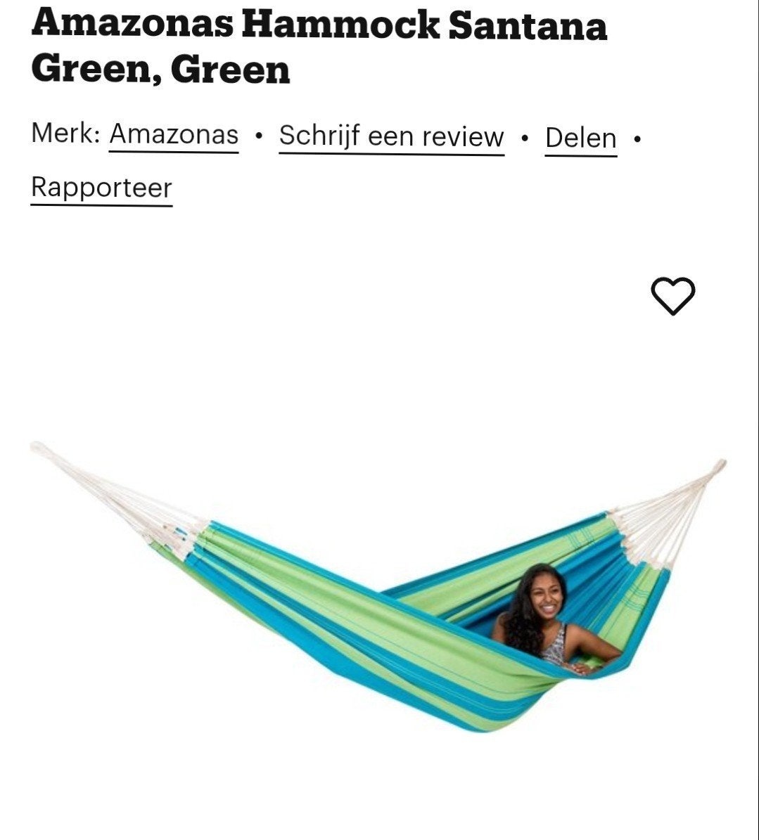 hangmat Amazonas nieuw, Ophalen of Verzenden, Nieuw