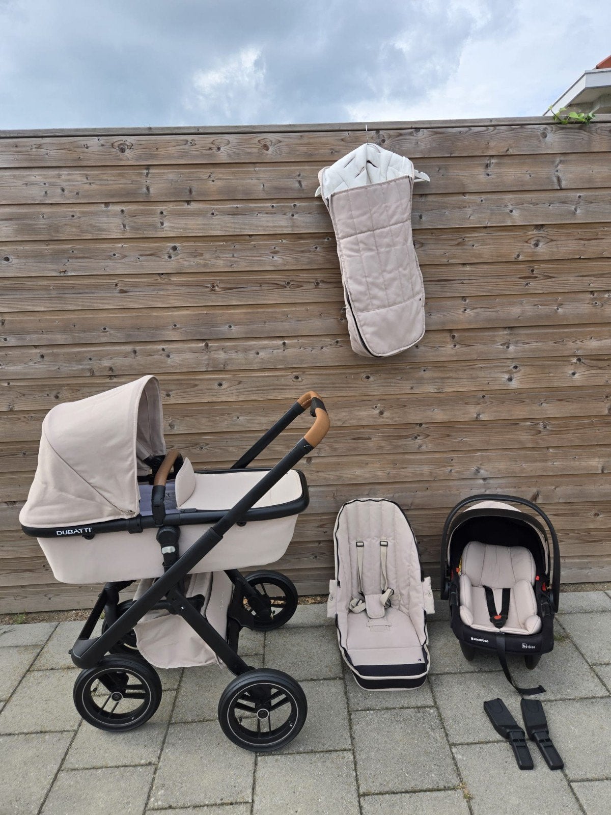 Kinderwagen Dubatti one 3in1 zand/ beige, Ophalen, Overige merken