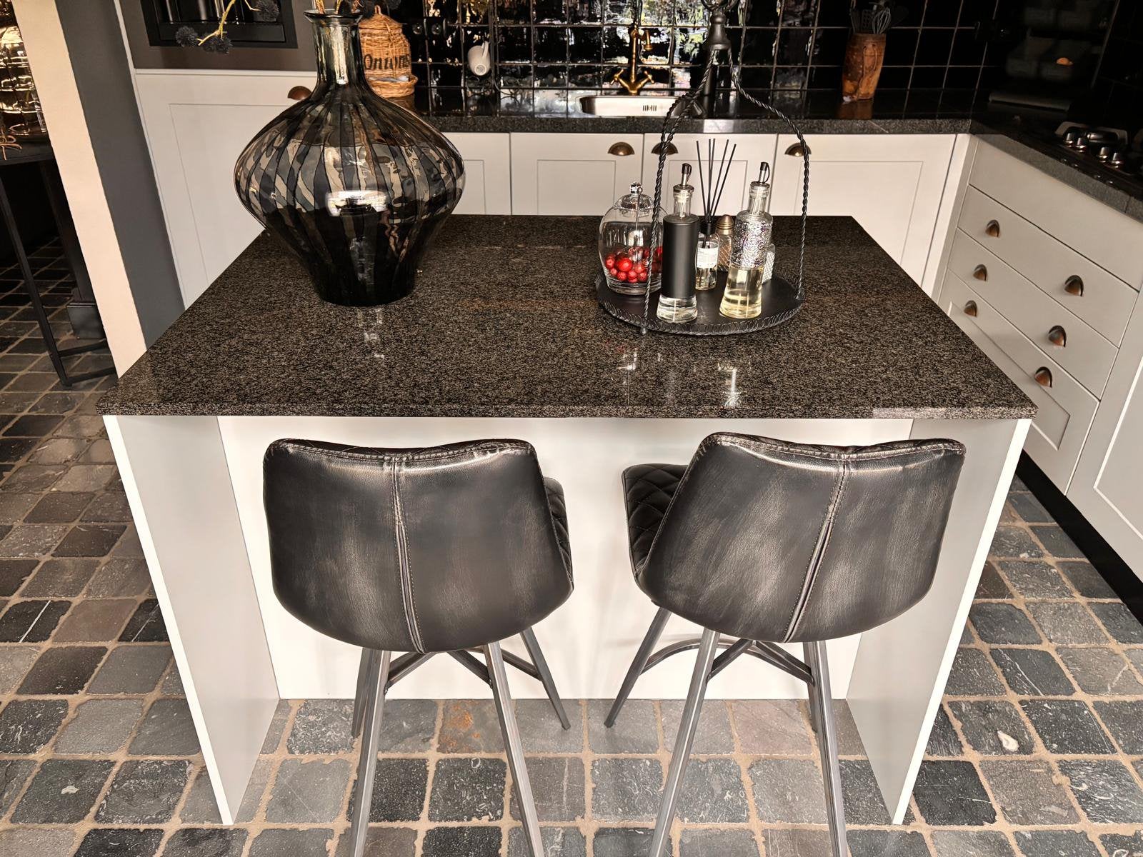 Los eiland te koop aangeboden, Huis en Inrichting, Keuken | Complete keukens, Ophalen, Overige typen, Graniet of Steen, Zo goed als nieuw